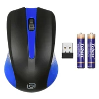 Мышь Oklick 485MW (черный/синий) фото 7